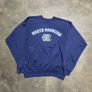 Vintage 90s University of North Carolina UNC Navy Sweatshirt